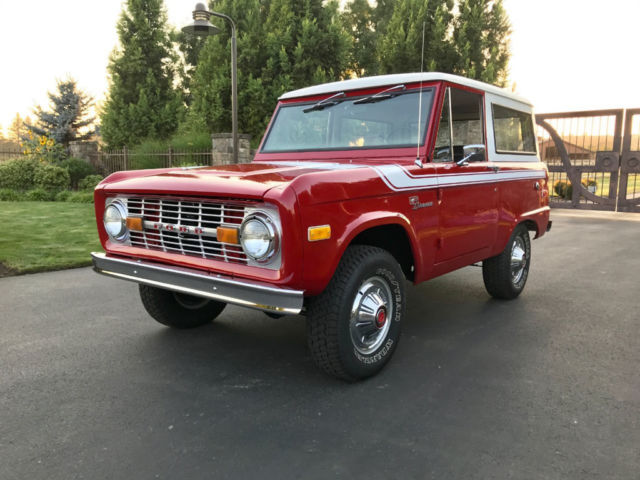1972 ford early bronco - 302 v8, c4 automatic & power steering - no rust!