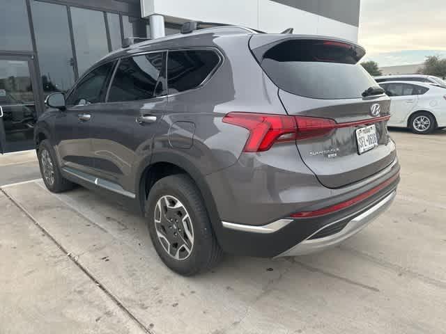 2022 hyundai santa fe hev blue