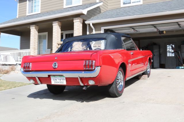 1965 mustang convertible (1964 1/2) 43,000 original miles