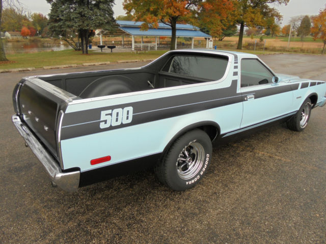 1977 ford ranchero 500 brougham 351m 400 engine muscle car like an el camino