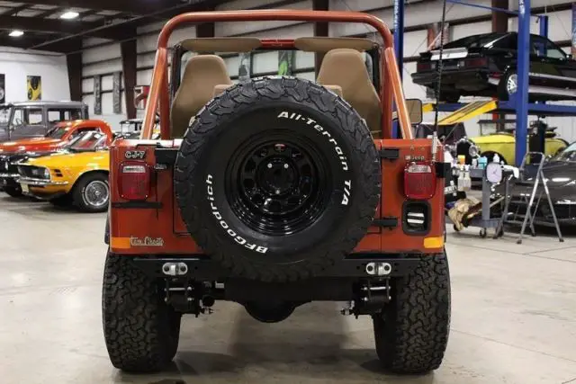 1979 jeep cj-7 renegade 60177 miles russet orange jeep inline 6 manual