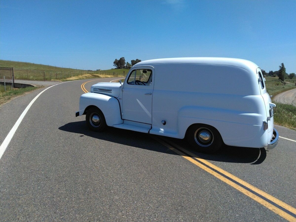 1948 ford f100 pickup white rwd manual panel