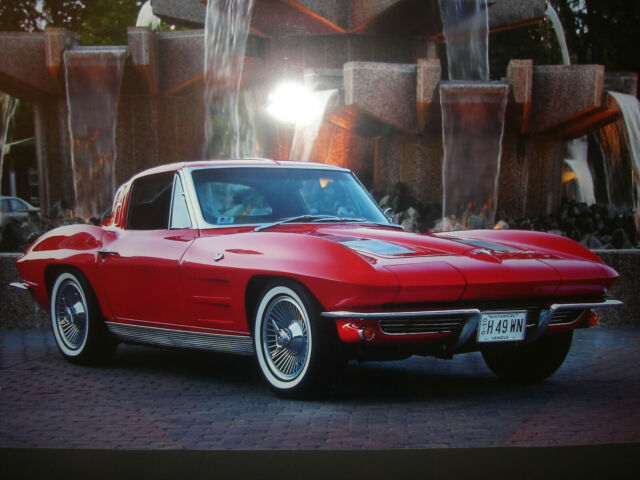 1963 corvette split window coupe 327ci 340hp power steering,brakes. **videos**