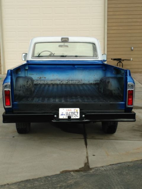 1969 chevy c20 pickup truck 3/4 ton fleetside 350
