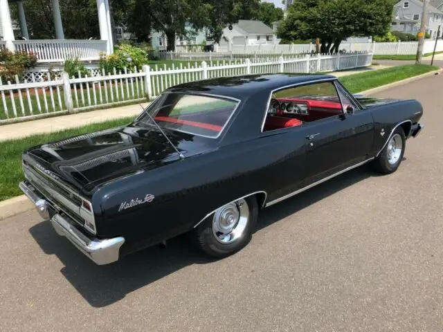 1964 chevy malibu ss custom black/ red buckets 283v8 4/speed
