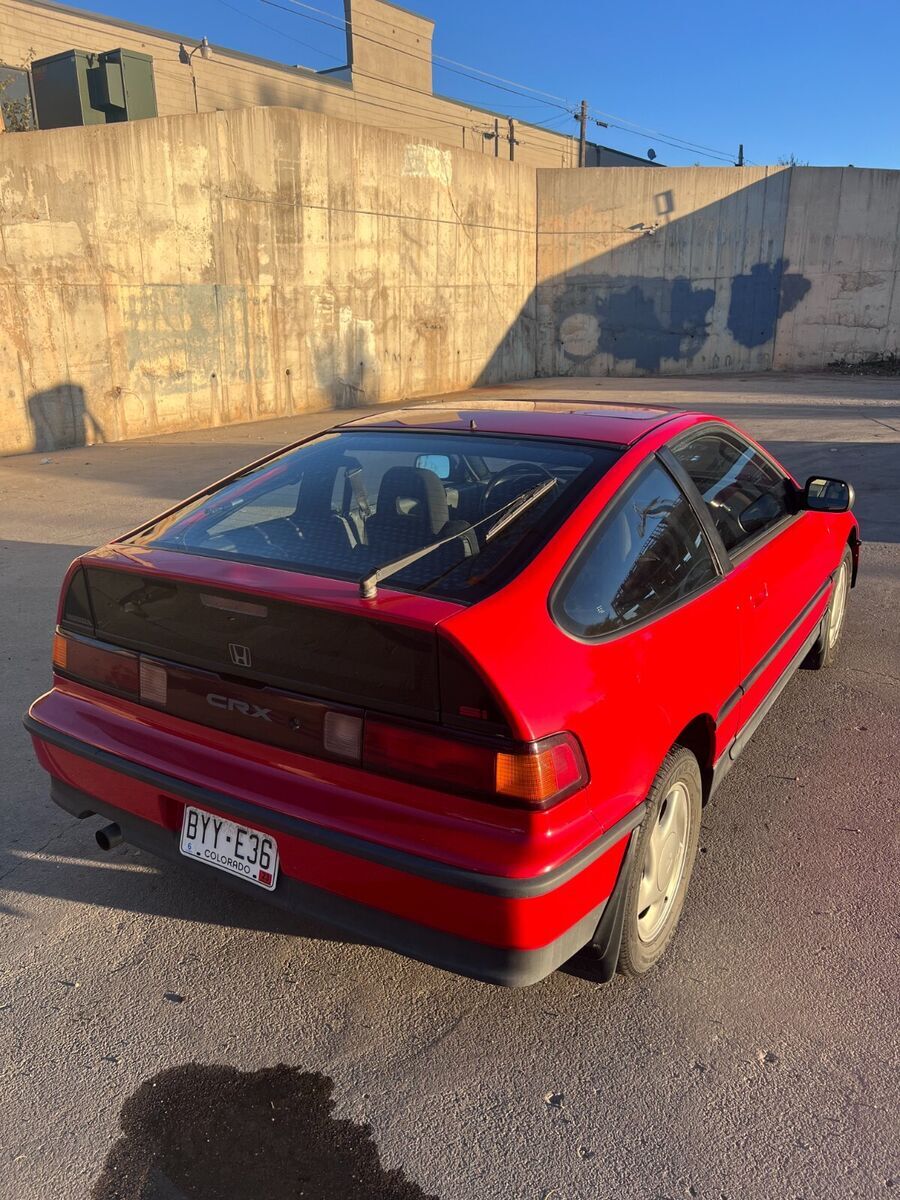 91 honda crx si, unmodified, 172k miles
