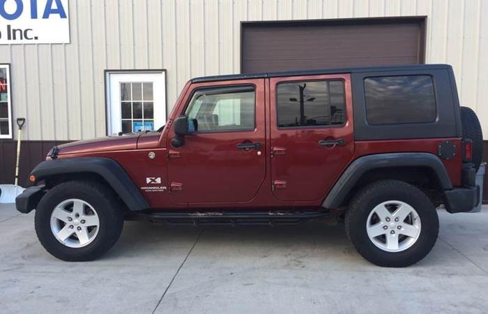 used 2008 jeep wrangler 4wd unlimited x dakota city, ne 68731 for sale in dakota city, nebraska