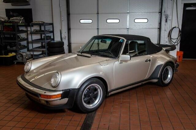 1989 porsche 911 carrera turbo cabriolet 31248 miles linen silver metallic conve