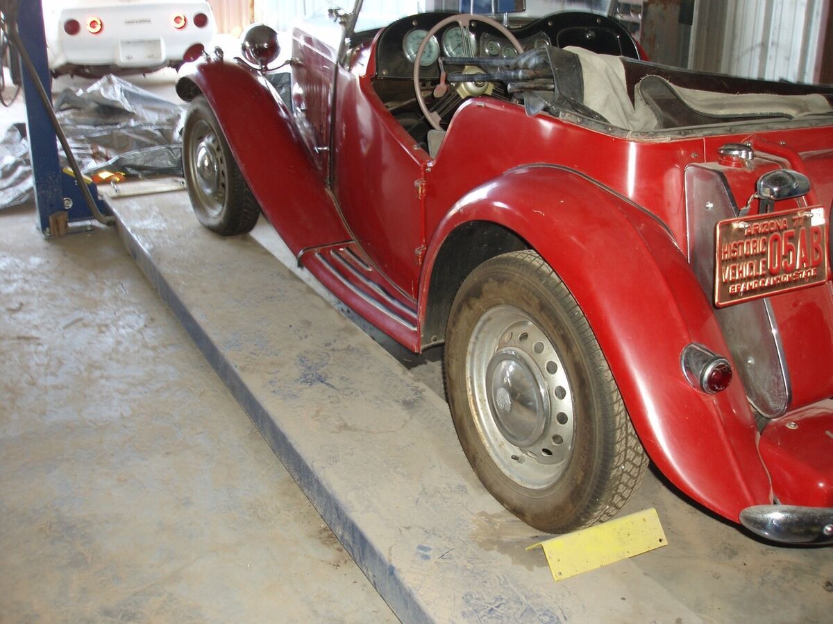 1954 mg t-series roadster