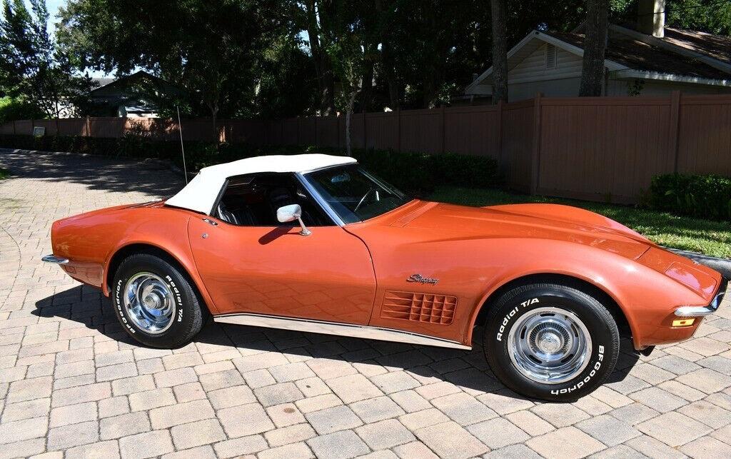 1970 chevrolet corvette convertible chevrolet bronze 350ci power brakes