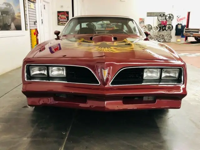 burgundy/maroon pontiac trans am with 0 miles available now!