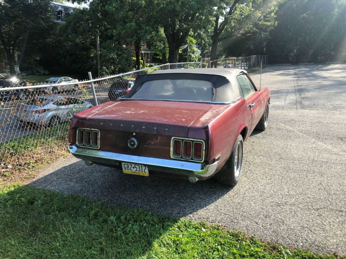 1970 ford mustang convertible, 302 4bb, automatic