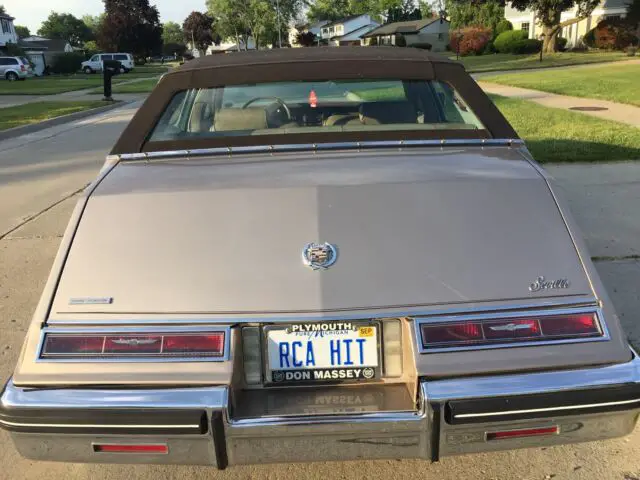 1985 cadillac seville sedan brown fwd automatic