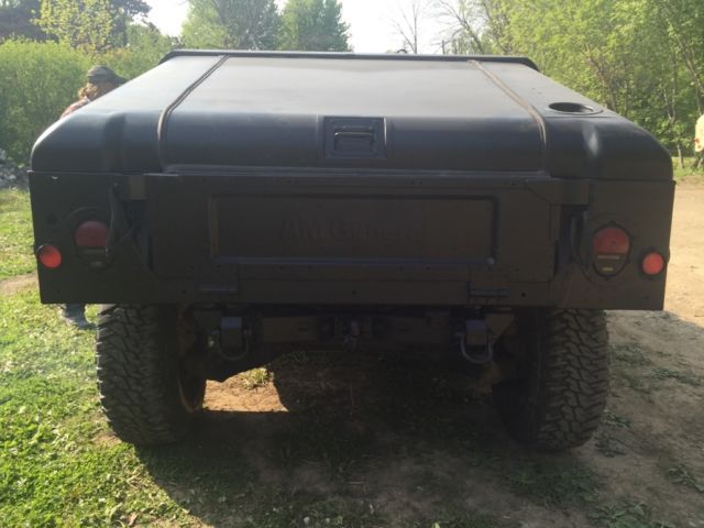 black, 1991 amg humvee (hummer) h1 diesel w/ wynch. low miles, offroad truck