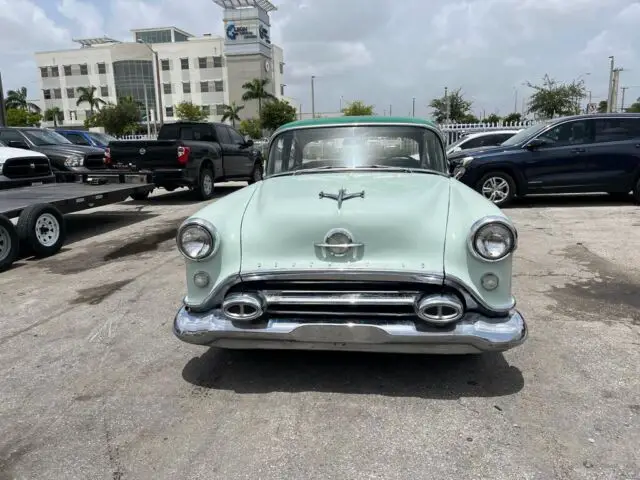 1954 oldsmobile 88 sedan green rwd automatic