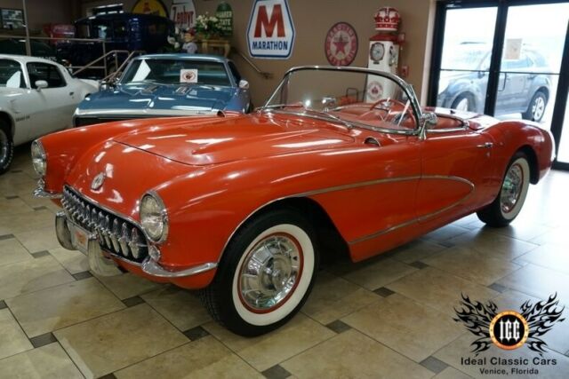 1957 chevrolet corvette 2x4bbl 0 venetian red