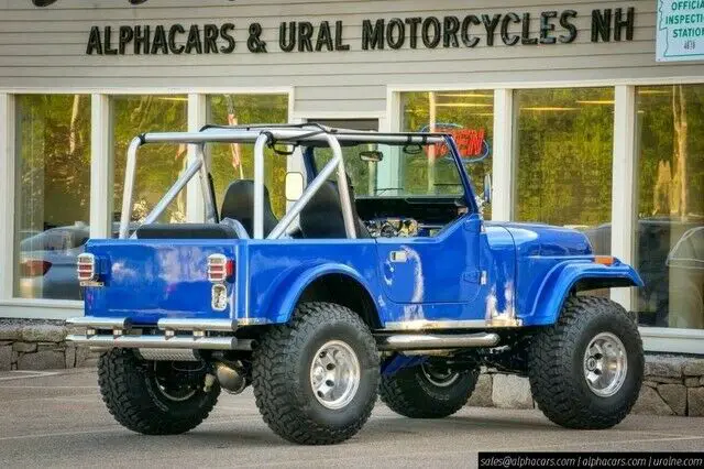 blue jeep cj-7 with 601 miles available now!
