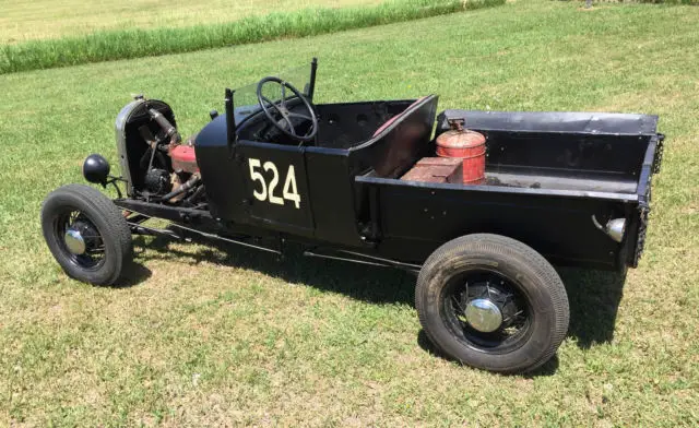 roadster pickup pick up model a b black vintage antique kustom custom race charm