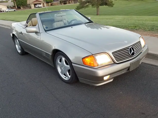 mint rust-free 1991 mercedes benz 300sl r129 roadster! 2 tops only 92k miles!