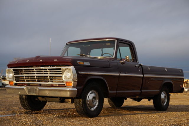 rare 1969 ford f100, custom cab, idaho classic ford, 95k original miles