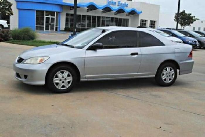 2005 honda civic vp in dallas, tx