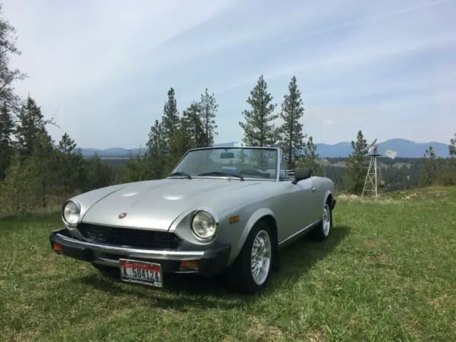 1979 fiat 124 spider convertible, 1.8l 4cyl 5-spd manual upgraded aftermarket