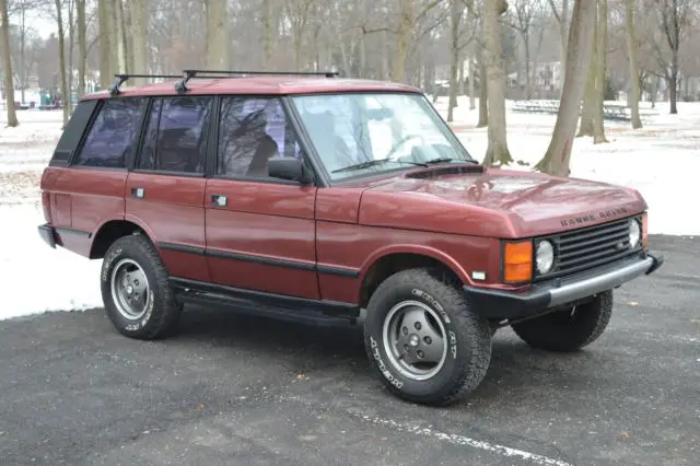 range rover classic, rust free no reserve!
