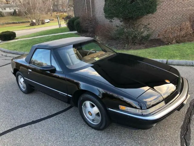 1990 buick reatta convertible black 3.8litre loaded new top