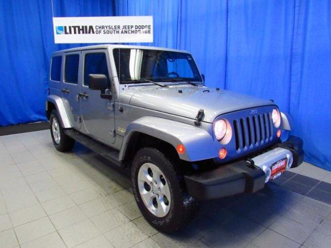 2014 jeep wrangler 4wd unlimited sahara for sale in anchorage, alaska