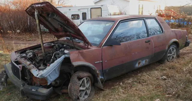 1984 buick skylark t-type v-6 engine 4 speed standard digital dash parts car