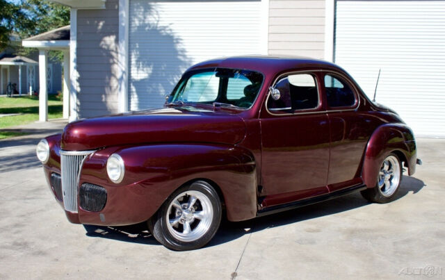 1941 ford deluxe coupe resto-mod 5.0l ho v8 automatic