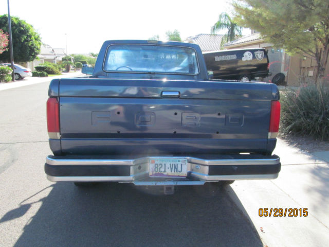 1989 ford f-150 4x4 shortbed manual transmission inline 6 cylinder no reserve az