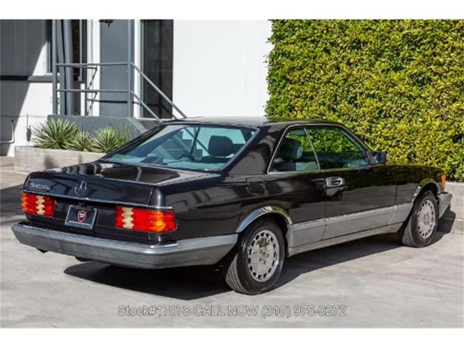 1986 mercedes-benz 560sec in beverly hills, california