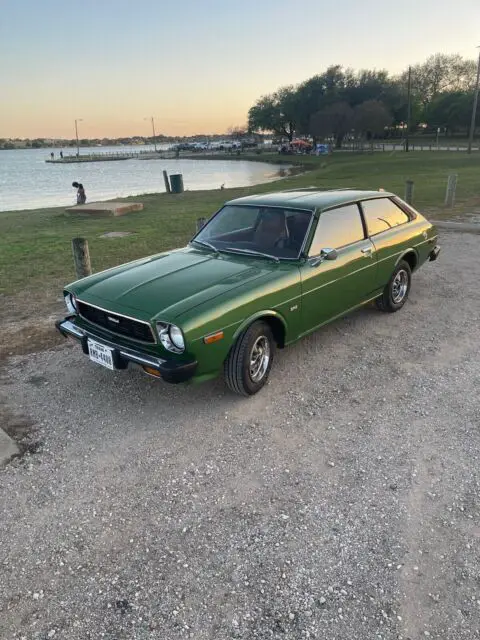 1976 toyota corolla liftback hatchback green rwd manual sr5