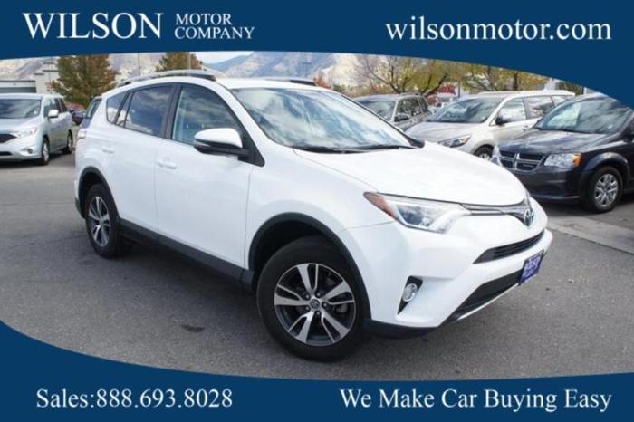 2016 toyota rav4 xle awd xle 4dr suv for sale in logan, utah