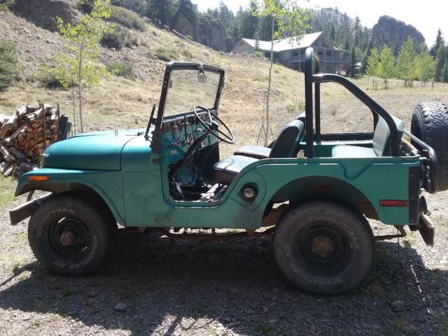 1970 cj - 5 jeep with hurricane f4 engine / 64641 miles / 3rd owner / stock jeep