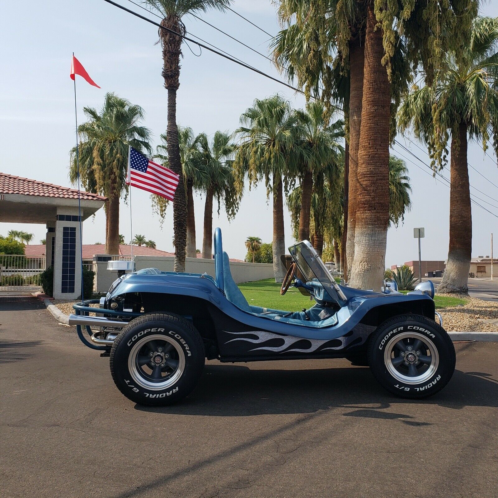 1970 volkswagen dune buggy convertible blue rwd manual none
