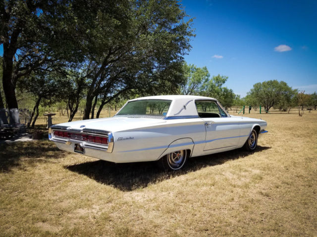 1966 ford thunderbird 74897 miles bluewhite 390 v8 automatic