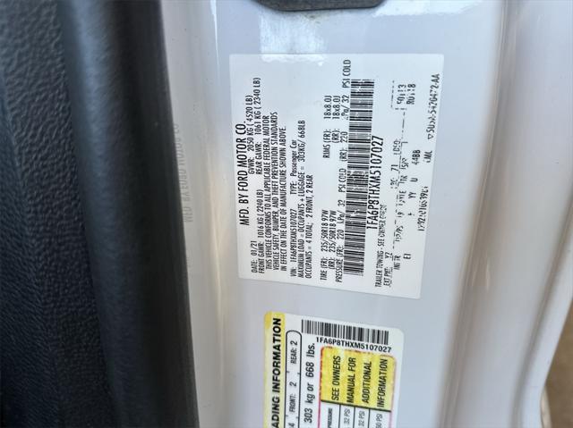 2021 ford mustang ecoboost premium