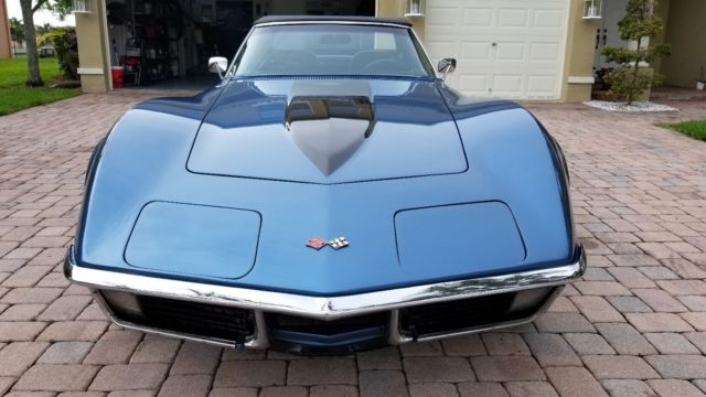 1971 chevrolet corvette stingray convertible, ps pdb, cold a/c, 1 of only 7121