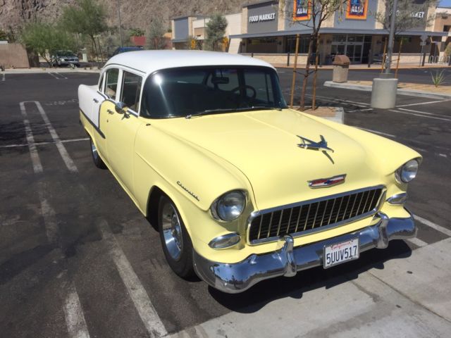 1955 chevy excellent condition 350-v8 700r4 auto trans a/c p/s p/b disc front