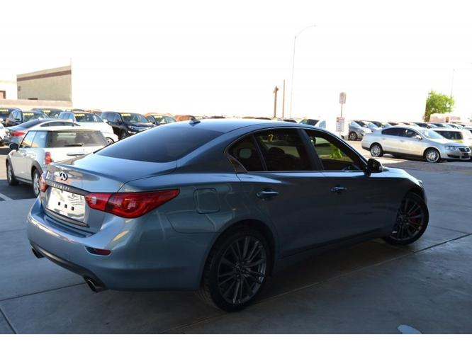 used 2016 infiniti q50 red sport 400 tempe, az 85281 for sale in tempe, arizona