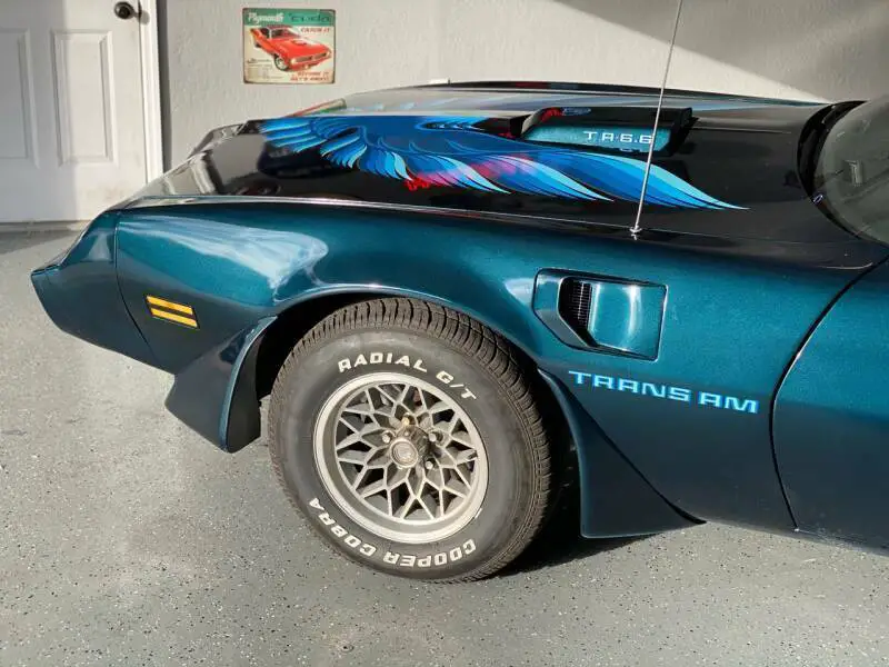 1979 pontiac trans am v8 6.6l muscle antique classic cold ac florida no reserve!