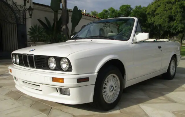 1992 bmw 325 m-tech 5-speed e30 126k miles white drives excellent clean title
