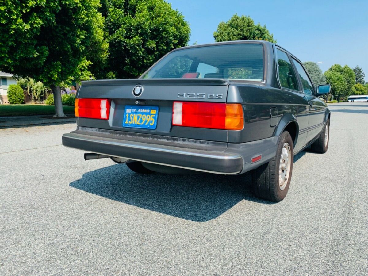 1986 bmw 325es dolphin metallic 2 door sunroof coupe - one owner - low miles