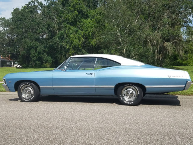 1967 chevrolet impala 327 fastback, solid number matching car