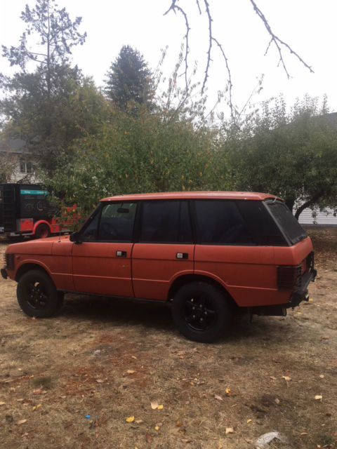 1984 range rover classic all manual windows/seats/early rare zero rust original
