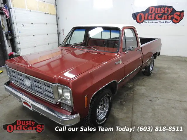 1977 red runs drives body inter vgood 350v8 3spd auto!