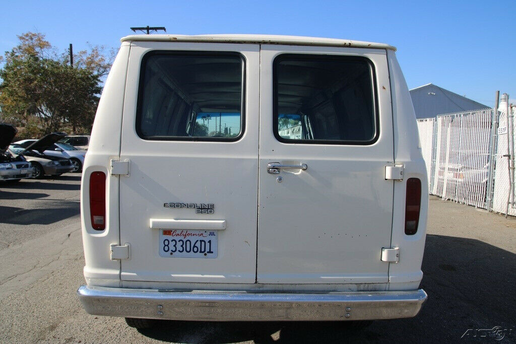 1991 ford econoline e-250 cargo van automatic 8 cylinder no reserve
