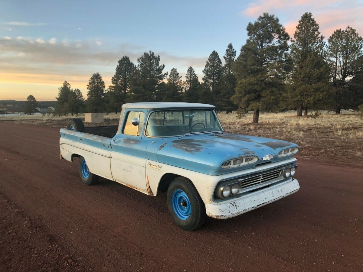 1960 chevrolet c10 apache custom cab big window